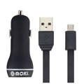 Moki MUSBMCAR Micro USB to USB Charger  Cable