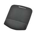 Fellowes 9252001 Mouse Pad Plush Touch Black