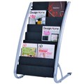 Alba 0329380 Brochure Holder 8 Tier Double Floor Stand
