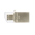 Verbatim USB Flash Drive 64936 32GB OTG Android microUSB Black Each