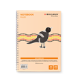 Bibbulmun Spiral Notebook 7MM A4 240 Pages Side Bound Ruled 1017867