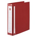 Marbig Deluxe Binder Large Capacity A4 4 DRing 50Mm Red 50Mm 5914003