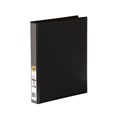 Marbig 5402002B Insert Binder A4 2 DRing 25mm PP Black