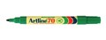 Artline 70 Permanent Marker Bullet 15mm Green