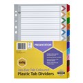 Marbig 35029F Dividers JanDec Tab A4 Reinforced MultiColoured