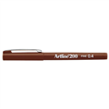 Artline 200 Felt Tip Pen Fine Brown