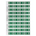 Avery 44502 B Side Tab Colour Coding Labels Dark Green Pack 240