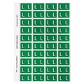 Avery 44512 L Side Tab Colour Coding Labels Dark Green Pack 240