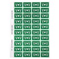 Avery 44522 V Side Tab Colour Coding Labels Dark Green Pack 240