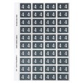 Avery 44532 4 Side Tab Colour Coding Labels Grey Pack 240