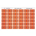 Avery 43303 C Side Tab Colour Coding Labels Orange Pack 180