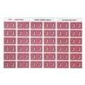 Avery 43310 J Side Tab Colour Coding Labels Mauve Pack 180