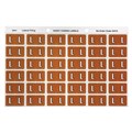 Avery 43312 L Side Tab Colour Coding Labels Mustard Pack 180