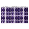 Avery 43321 U Side Tab Colour Coding Labels Purple Pack 180