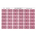 Avery 43322 V Side Tab Colour Coding Labels Mauve Pack 180