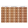 Avery 43324 X Side Tab Colour Coding Labels Mustard Pack 180