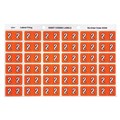 Avery 43342 2 Side Tab Colour Coding Labels Orange Pack 180