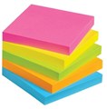 Bibbulmun Sticky Notes 76X76mm Assorted Pack of 5 14187500