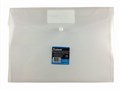Protext NP9587 A4  Doculope PP Wallet Button Closure Clear