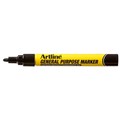 Artline 195101B General Purpose Permanent Marker Bullet 15mm Black Box 12