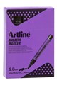 Artline Builders Permanent Marker Bullet 15mm Black Box 12