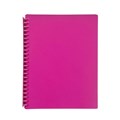 Marbig 2007009 Refillable Display Book 20 Pocket A4 Pink