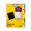 Marbig Display Book 20089 Coloured 5 Tab Divider A4