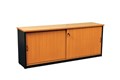Aspire Credenza Sliding Door 1800W x 450D x 730H mm Beech Ironstone