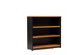 Aspire Bookcase 900W x 315D x 900H mm Beech Ironstone