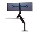 SitStand Workstation Extend Dual Black