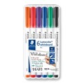 Staedtler Lumocolour 301 WP6 Whiteboard Pen 1mm Assorted