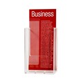 Esselte 31046 Brochure Holder DL Single Tier Wall Mount Clear