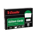 Esselte 31682 System Cards 152 x 102mm 6 x 4 Ruled White Pack 100