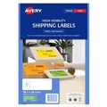Avery 35937 L71693FG High Vis Shipping Labels Laser 991 x 381mm 14 Per Sheet Fluoro Green Pack 25