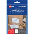 Avery 959406 L7175 Shipping Labels A6 Laser Inkjet 105 x 148mm 1 Per Sheet Pack 25
