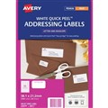 Avery 936099 J8651 Quick Peel Address Labels with Sure Feed Inkjet 381 x 212mm 65 Per Sheet Pack 50