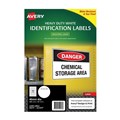 Avery 959162 L6112HD Round Heavy Duty Labels Laser 40mm Diameter 24 Per Sheet Pack 10