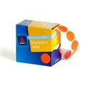 Avery 937301 Dispener Dots 24mm Diameter Fluoro Orange Pack 350