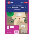 Avery 959012 L7651 Quick Peel Address Labels Laser 381 x 212mm 65 Per Sheet Pack 25