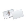 Durable 821419 Name Badge with Combi Clip 90 x 54mm Box 25