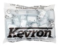 Kevron 37745 Key Tags WhiteClear Bag 50