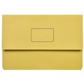Marbig 4004005 Slimpick Document Wallet Foolscap Yellow