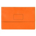 Marbig 4004306 Slimpick Document Wallet Foolscap Brights Orange Pack 10