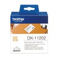 Brother DK11202 Shipping Labels 62mm x 100mm Black on White