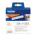 Brother DK11203 File Folder Labels 17mm x 87mm Black on White