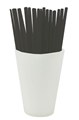 Straws 210Mm Black CDs0570