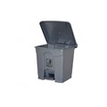 Cleanlink 12061 Bin Plastic 68Ltr with Pedal Lid Grey