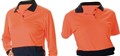TSCO HiVis 3897ON16 Ladies Two Tone Polo Shirt Short Sleeve Ladies Orange Size 16