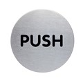 Durable 490065 Pictogram Push 65mm Silver