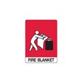 Trafalgar B834969 Fire Blanket Sign PP 300 x 450mm